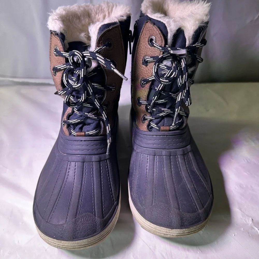 Pajar Black and Cream Winter Boots